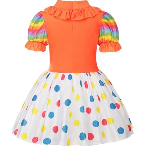 2021 Girls Princess Dresses Halloween Dress Witch Tutu Costume Kids Party Clothing Children Halloween Tutu Dress Costume