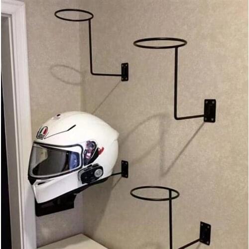3 Pcs Motorcycle Helmet Holder Hanger Rack Wall Mounted Hook For Coats Hats Caps Helmet Rack Aluminum Motorcycle Accessories