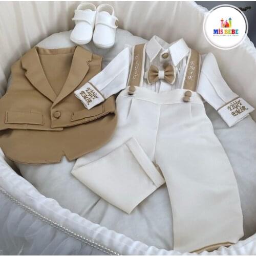5-Pcs Boy Baby Set Clothing Personalized Outfit Custom Baby Clothes Winter Spring