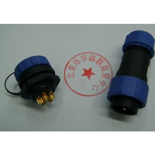 Aviation plug plastic cable connector butt plug waterproof plug 13 series