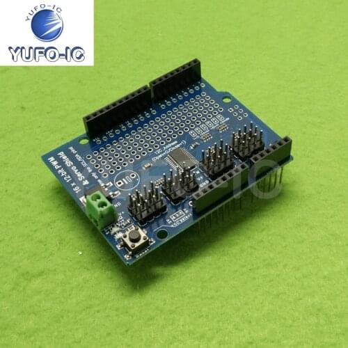 Free Ship 3pcs 16-Channel 12-Bit PWM/Servo Shield 16 Servo Drive Module