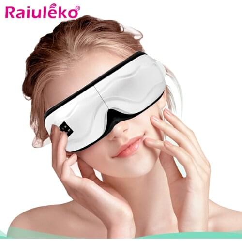 Wireless Eye Massager Air Compression Eye Massage with Bluetooth Eye Care Relax Massager Heated Goggles Fatigue Wrinkle Relieve