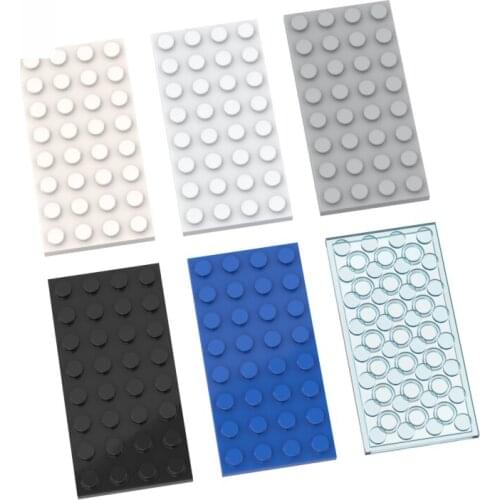 10psc MOC 3035 Bricks 4x8 12Color DIY Building Blocks Thin Figures Educational Creative Compatible With Brand Toys for Children
