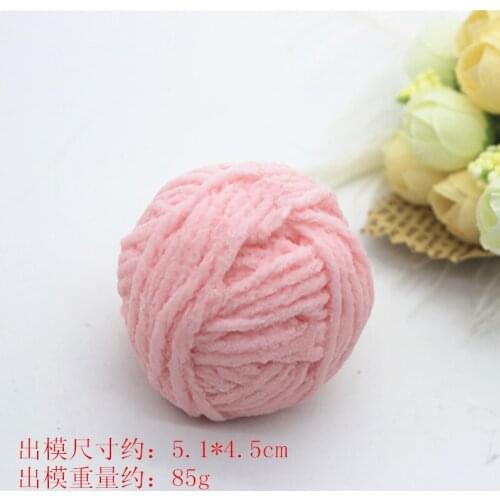 C960 creative wool group candle mould silicone chocolate mold