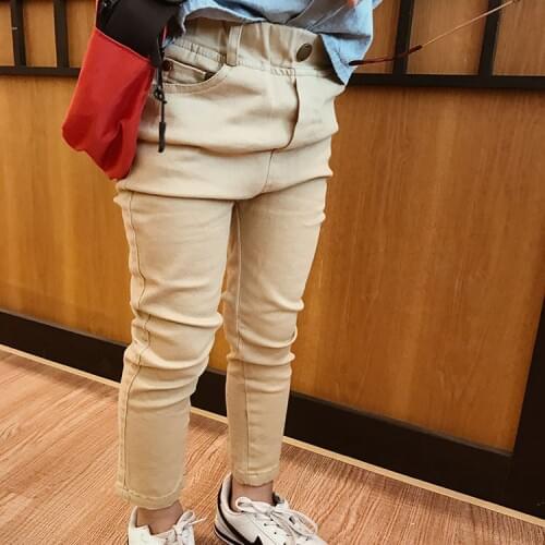 Children Casual Pants 2018 New Children Girl Tight Pants Kids Girl Stretch Trousers Spring Autumn Sport Pants for Boys Clothes