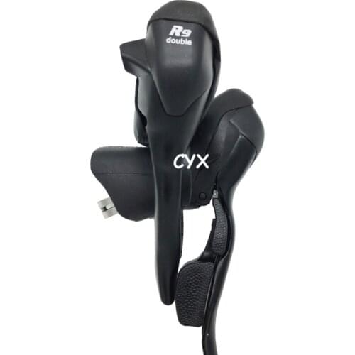 MicroNEW Double 18 Speed Dual Control Levers Bicycle 2X9 Speed Shifters Compatible for Shimano 2/3*9 Speed Shifter Road Bike
