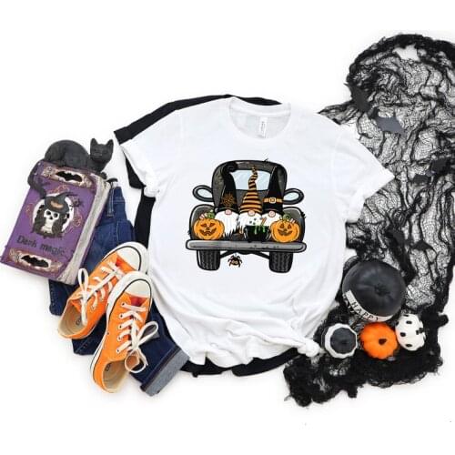 Halloween Truck Party Halloween T-shirt Halloween Funny Halloween Fashion 100% Cotton O Neck Streetwear Unisex harajuku y2k goth