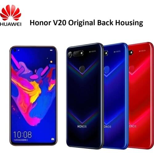 Huawei Honor V20 View 20 Phone Back Housing Panel Original Battery Cover Rear Door Cases For honor view 20 With Adhesive Sticker