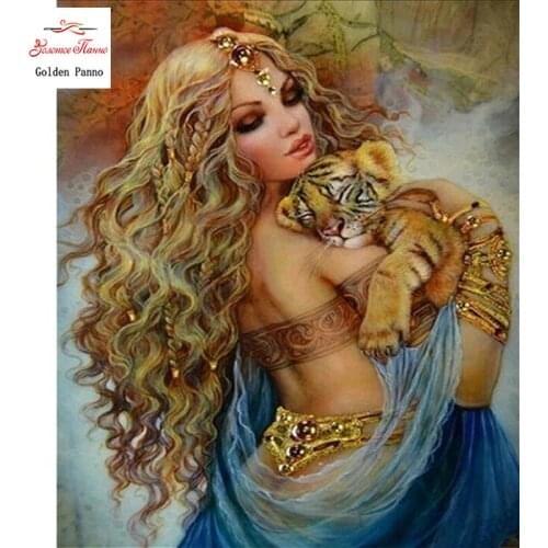 GOLDEN PANNO Diamond Painting Full Square Diy Daimond Embroidery Diamant Mosaic Sale Displasy Broderie Diamant beauty and beast