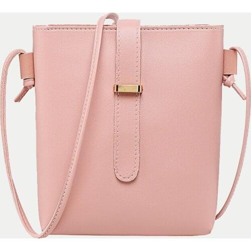 Fashion Simple Style Womens Small Handbag 2021 High Quality PU Leather Messenger Bag Mini Crossbody Bags Purse Shoulder Bags