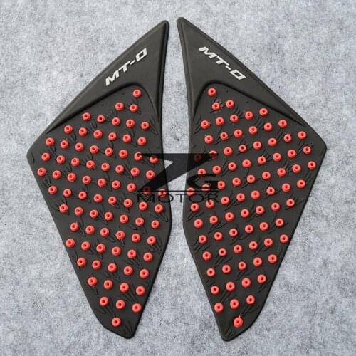 Motorycycle Red Blue Tank Traction Side Pad Gas Knee Grip Protector Sticker Fit For YAMAHA MT-03 MT03 2015 2016 15 16