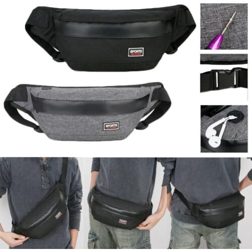 Anti-Theft Men Chest Bag Waist Pack Messenger Sling Bag Casual Shoulder Small Crossbody Bags /BY
