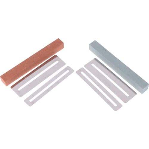 1 Set Of Guitar Polishing Tools Guitar Fret Wire Sanding Stone Protector Kit FretWire Polishing Beam DIY Luthier Tool