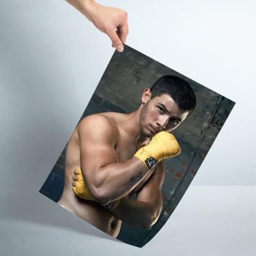 Nice Nick Jonas Poster Silk Fabric Wall Art Poster Print Painting Nature Decoration Pictures Modern Home Decor Poster
