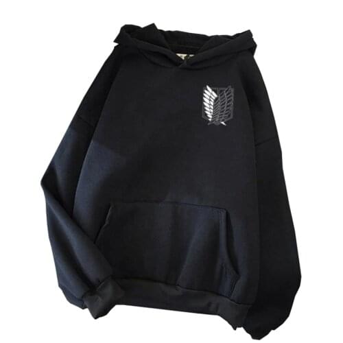 New Attack on Titan Hoodies Men/women Fashion Hip Hop Cotton Attack on Titan Mens Hoodies and Sweatshirt Clothes