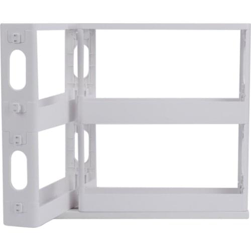 New Kitchen Organizer Rotating Storage Rack Double Layer Kitchen Spice Organizer Jar Bottle Storage Stand Bottle Organizer