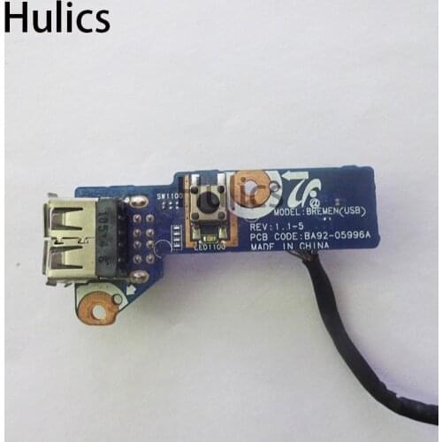 Hulics Original FOR Samsung R530 R540 R580 RV510 R730 R780 USB Power Button Board BA92-05996A With Cable