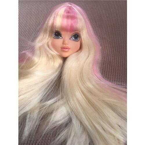 Rare Global Limited Original Doll Head Princess Doll Head Girl DIY Dressing Hair Toys Favorite Collection Princess Doll