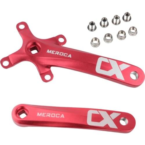 104BCD MTB Bike Crankset Aluminum Alloy With Bottom Bicycle Crankset MTB Crank Bike Accessories 170mm Road Bike Crank