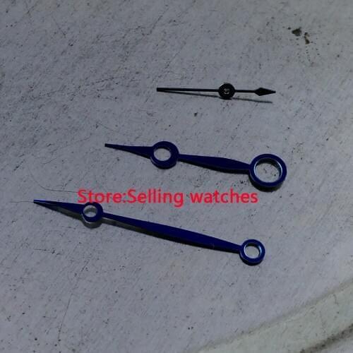 Blue steel hands for ETA 6498 6497 st36 hand winding movment