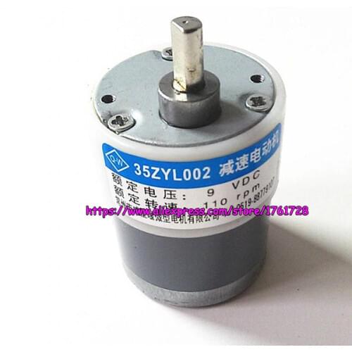 Brand new 9V 110rpm currency counter gear motor 35ZYC-01 35ZYL002 530 geared motor
