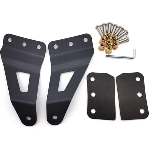 Car Roof Windshield Mounting Bracket Light Holder For Work Light Bar Offroad Chevrolet Silverado GMC