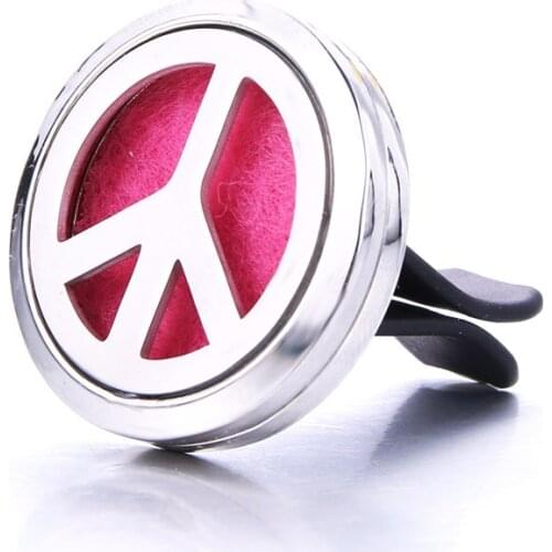 Aircraft Sign Car Clip Aromatherapy Essential Oil Diffuser Car Air Outlet Freshener Stainless Steel Exquisite Perfume Locket