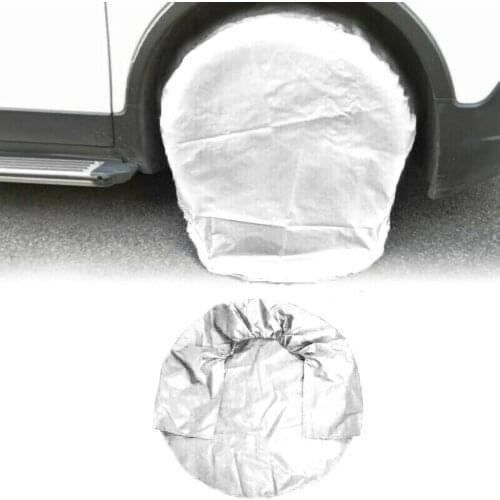 1Pcs 32" Tire Cover Case 210D Oxford Winter and Summer Weatherproof Sun Protectors Auto Tyre Accessories Vehicle Wheel Protector