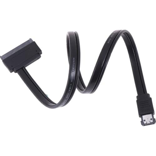 1pc Power Esata Usb 2.0 5v Combo To 2.5'' 3.5'' 22pin Sata Hdd Adapter Cable High Quality