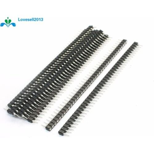 10Pcs Single Row 40Pin 2.54mm Round Female Pin Header