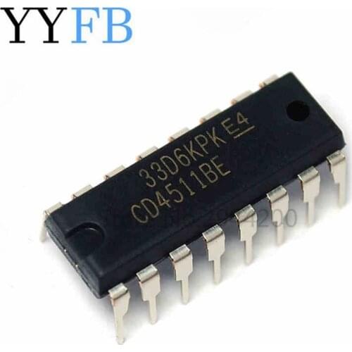 100PCS CD4511 CD4511BE conversion driver DIP-16 direct import new original