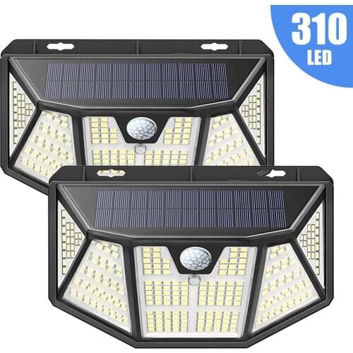 468/288/310LED Outdoor Motion Sensor Waterproof Garden LED Solar Lamp For Garden Path Street Led Wall Lamp Lighting