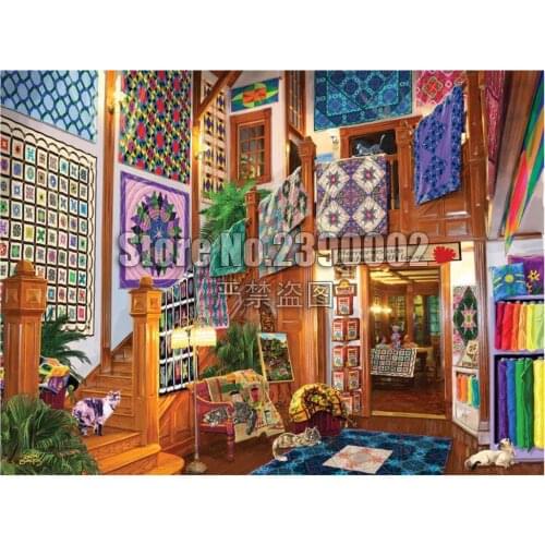 5d Diy Diamond Painting Cross Stitch Kits Diamond Embroidery Sewing & Quilting Design & Decor Diamond Mosaic Landscape Gift