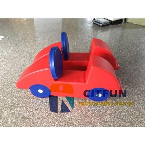 Kids red car soft play toys for preschool ,indoor playground center ,toddler software play set CIT-RT019F
