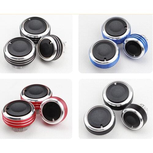 Refitting Air-condition Control Panel Switch Knobs For VW Jetta 2001-2009 MK2 MK 3 Pcs