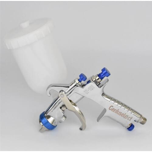 Gravity spray gun, HVLP spray gun, 400CC plastic pot 1.0/1.3/1.5/1.8mm nozzle, German technology professional spray gun