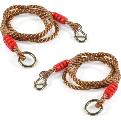 2 PCS Swing Extension Rope Adjustable Hammock Cord Heavy Duty Tree Hanging Strong Ropes for Outdoor 180CM