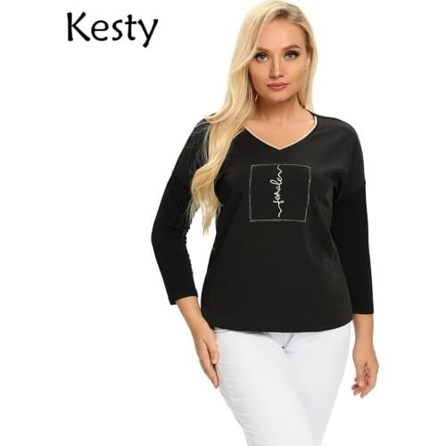 KESTY Women's T-shirts With Sequins