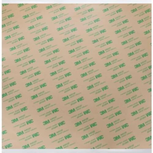 ENERGETIC 5pcs/pack 3M 468MP Adhesive Transfer Tape Sheets 254x254mm(10" x 10") for 3D Printer