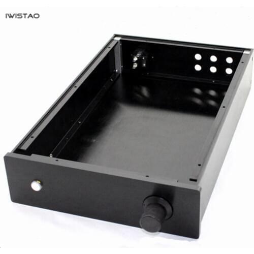 IWISTAO HIFI Tube Amplifier Casing W236*D363*H70mm Whole Aluminum Black