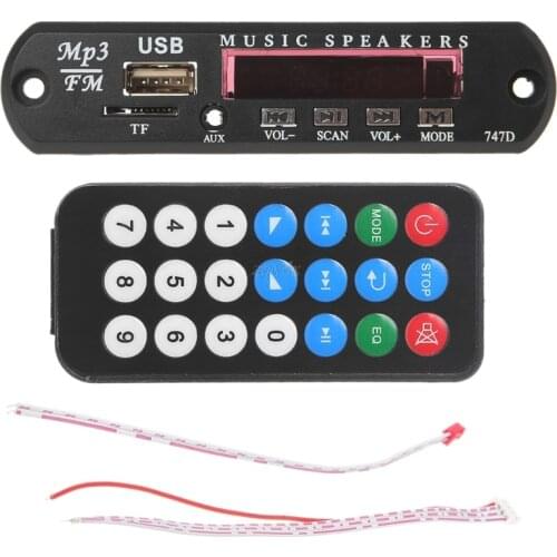 Micro USB Power TF Radio MP3 Decoder Audio Board For Car Remote Music Speaker Drop Ship