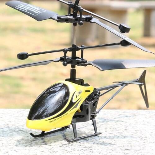 Mini Remote Control Helicopter Infrared Induction Radio Remote Control 2 Channel Gyroscope Anti-fall Drone Remote Control Toy