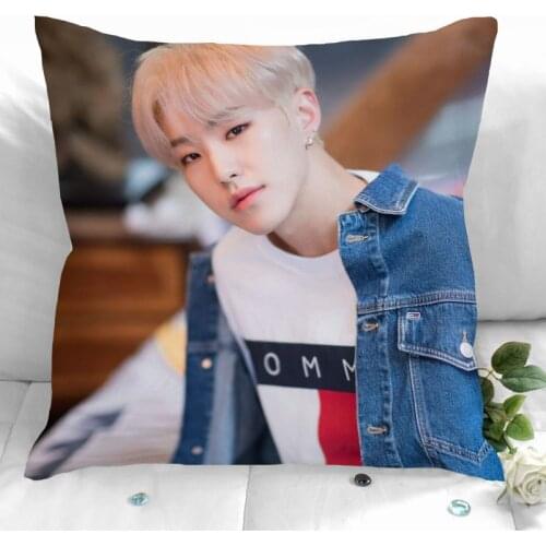 New Custom HOSHI Pillowcases Printed Square Pillowcase Home Decorative Zipper Pillow Cover 35X35cm40X40cm(One Side)