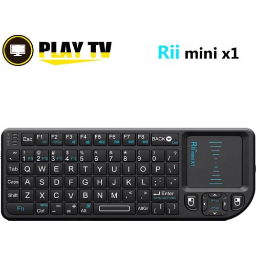 Original Rii Mini X1 Wireless Keyboard 2.4G Air Mouse Keyboards Handheld Touchpad gaming keyboard for phone smart tv box android