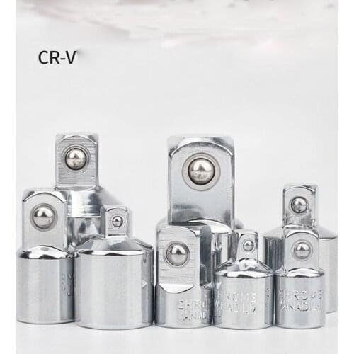 Ratchet Wrench Socket Converter 1/4" 3/8" 1/2" Drive Adapter Reducer CR-V Steel Small Socket Tools for Car Bicycle Repair Tools