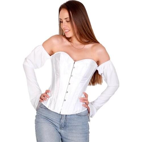 2020 womens shirt leisure corset retro style women party night pluz size off shoulder Sexy bubble sleeve top backless