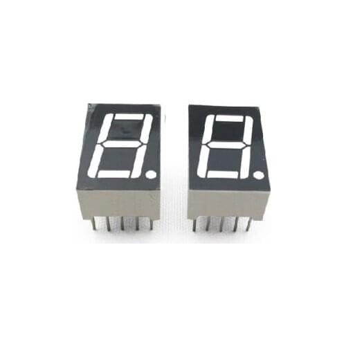 10PCS 0.56 inch 1 digit Red Led display 7 segment Common Anode NEW