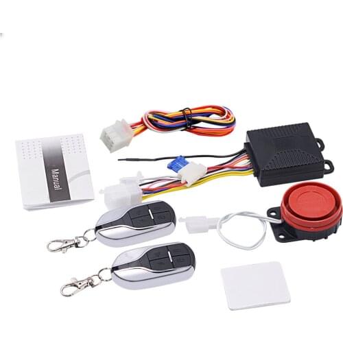 12V Motorcycle Scooter Car Security Alarm System Anti-theft Remote Engine Start Automatic remote start/off