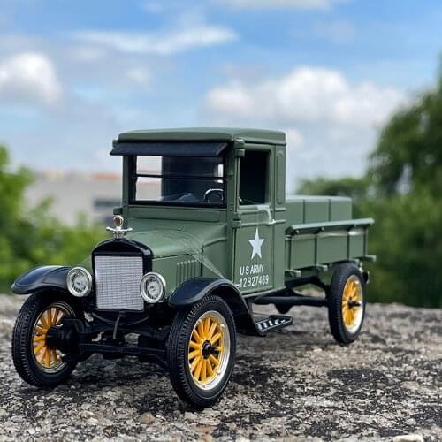 15CM 1:32 Scale Metal Alloy High Simulation Classic For Ford US Army Truck Model Diecast Vehicles Toys collection