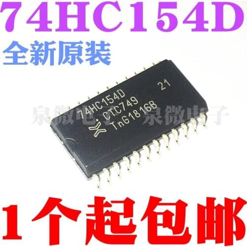 3 pçs/lote 74HC154D 74HC154 SOP-24 7.2 MILÍMETROS